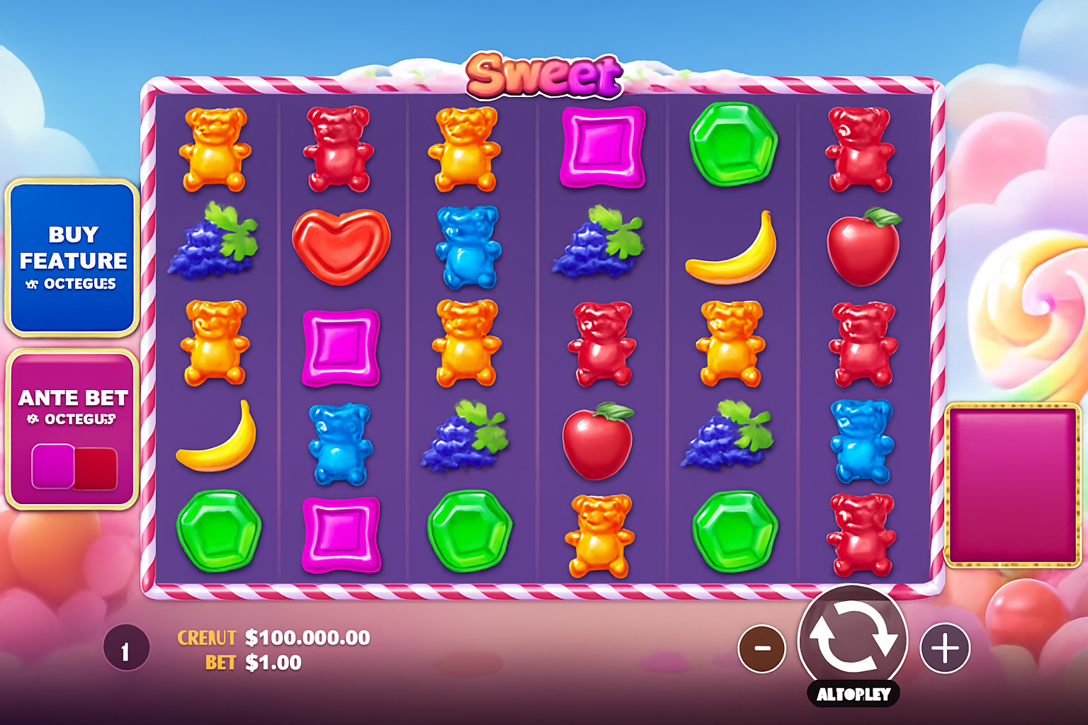 Sweet Rush Bonanza gameplay